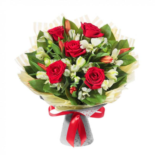 Букет цветов "Яркие чувства" Букет цветов "Яркие чувства"